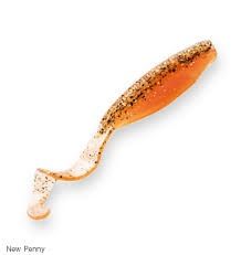 Z Man 4" Scented Curly Tailz, Color: New Penny