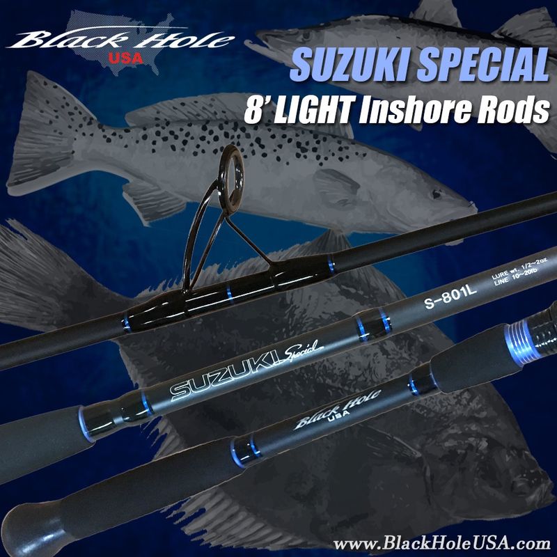 Black Hole USA Suzuki Special Inshore Rods