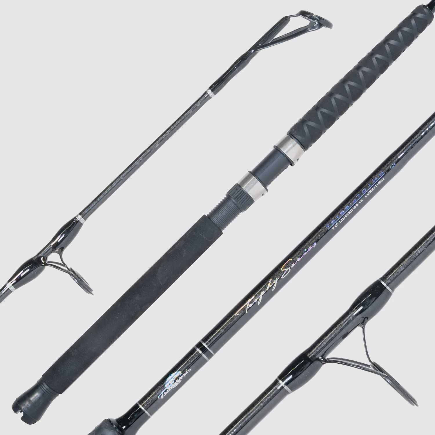 Tsunami Trophy Series Jigging Rods, Model: 6'0" Medium Heavy / 20-50lb / 1-4oz, Style: Spinning