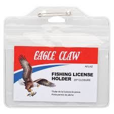 Eagle Claw Fishing License Holder