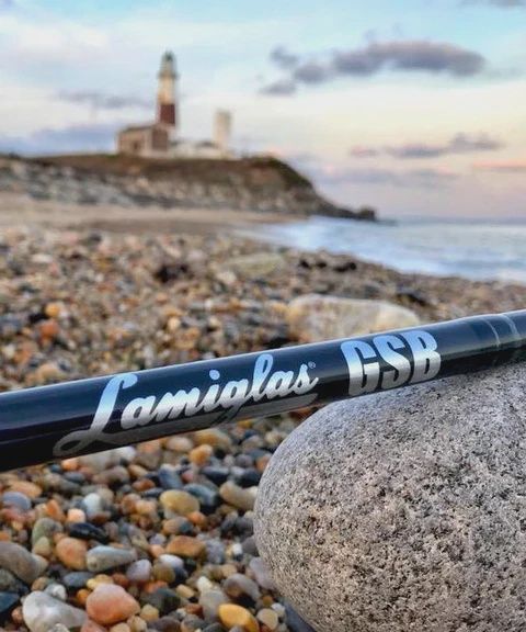 Lamiglas GSB Surf Rods, Model: 8'0" Medium / 10-17lb / 3/8-2oz / Moderate Fast