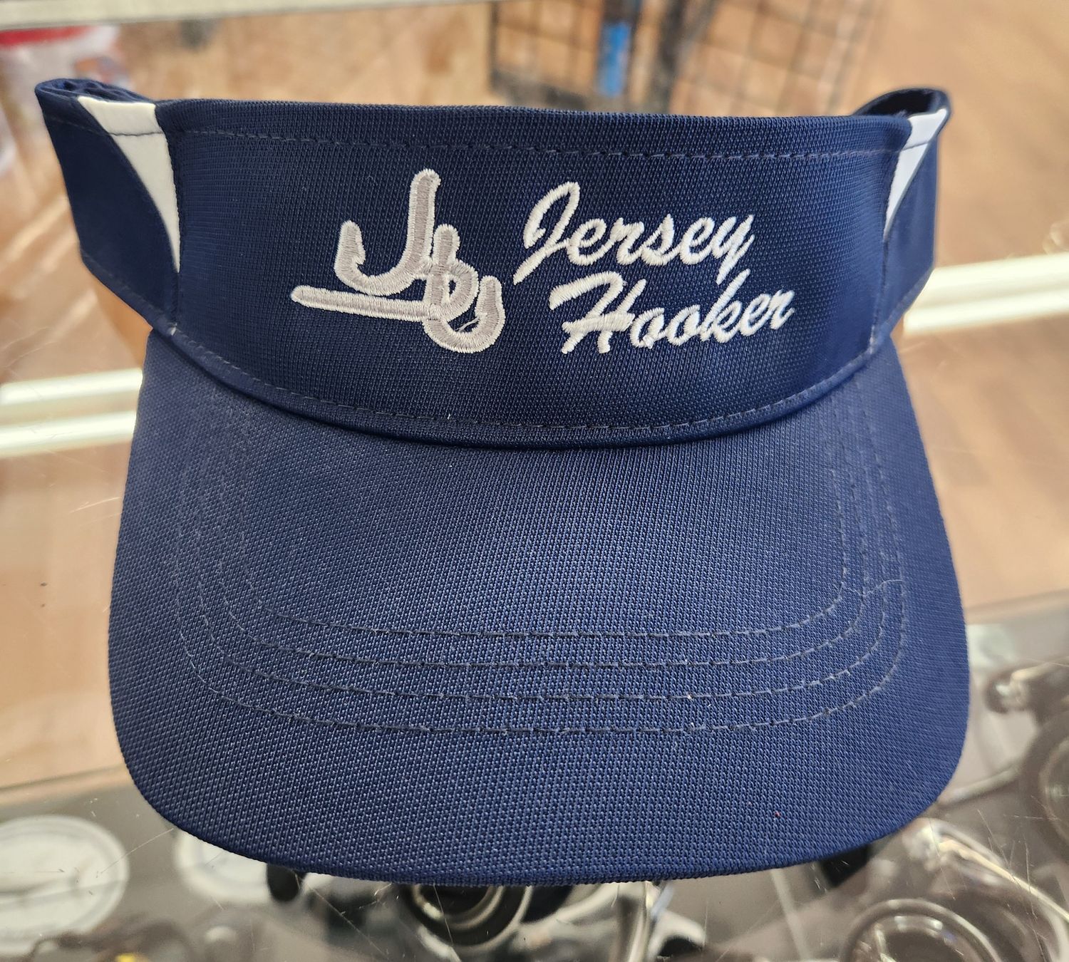 Jersey Hooker Visors, Color: Navy Blue