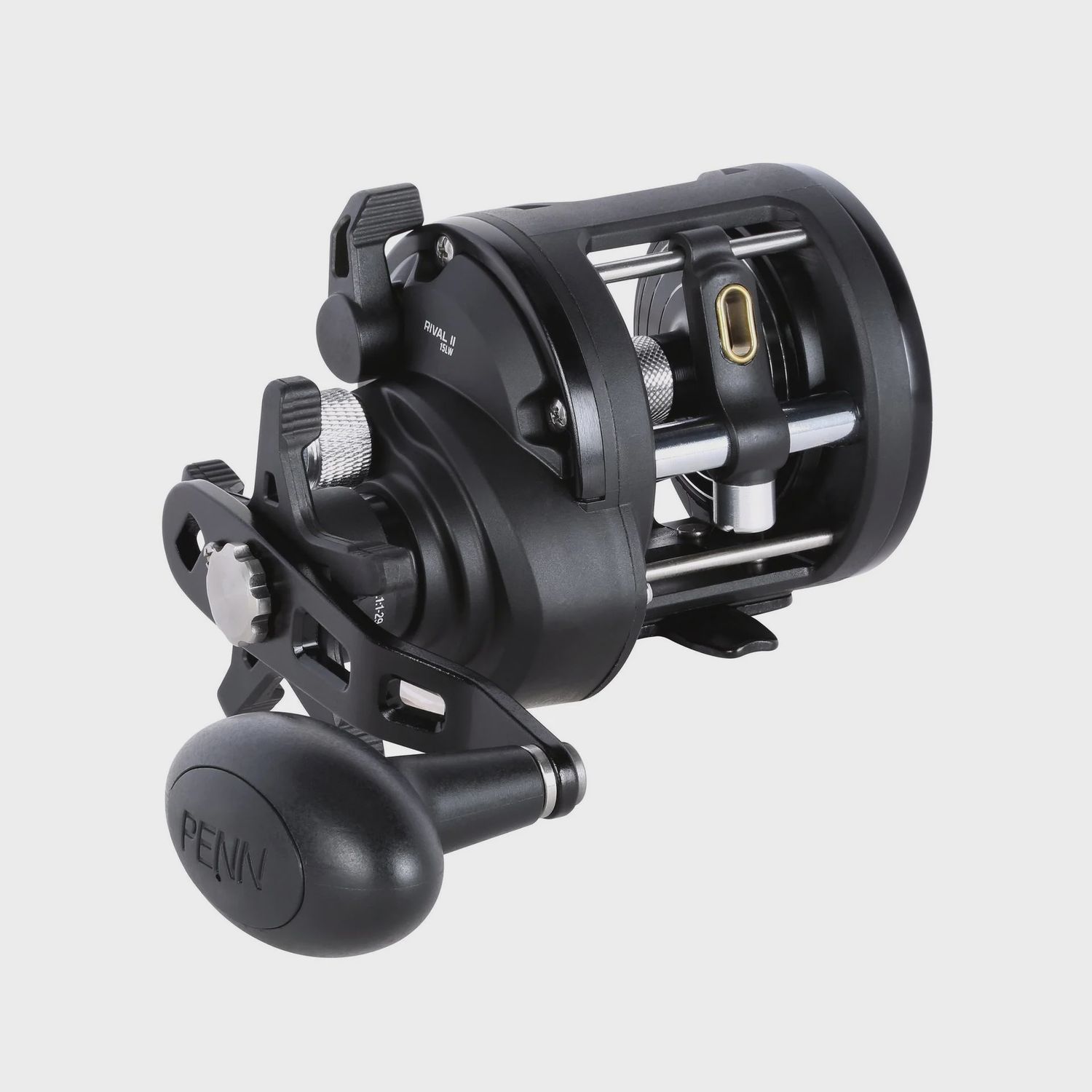 Penn Rival II Level Wind Conventional Reel, Model: Right Hand, Size: 15