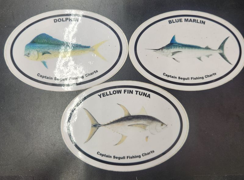 Captain Segull's Fish Stickers