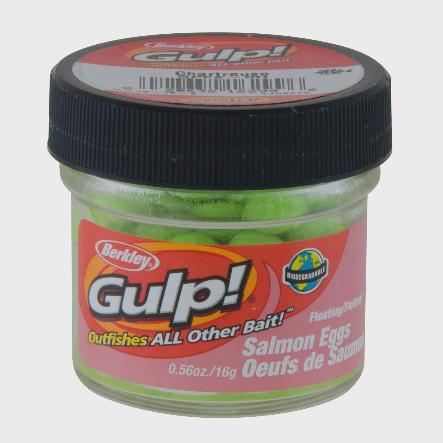 Berkley Gulp! Floating Salmon Eggs, Color: Chartreuse