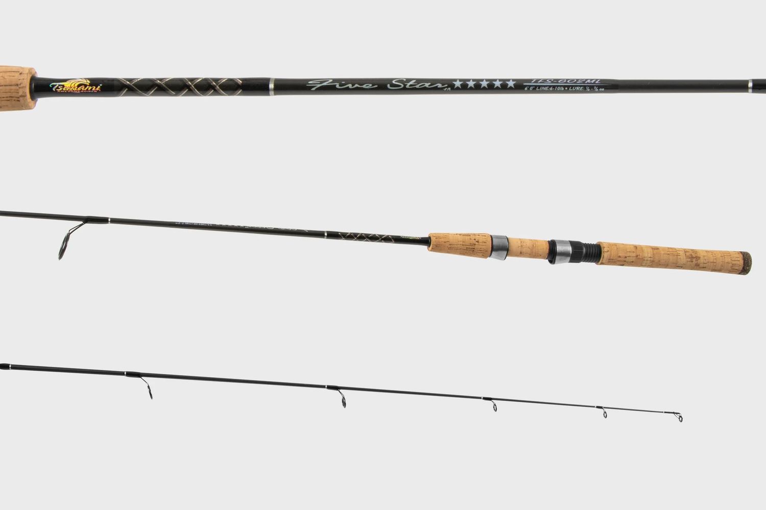 Tsunami Five Star Spinning Freshwater Rods, Model: 4'6" Light 1pc / 2-6lb / 1/16-1/4oz