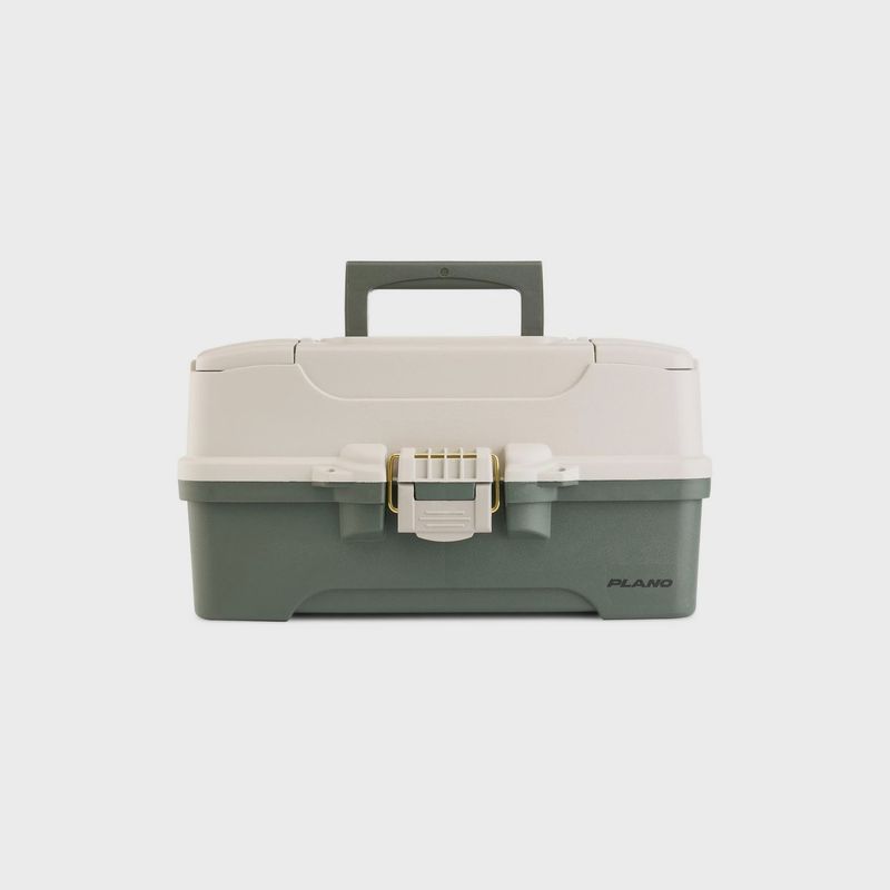 Plano Three Tray Tackle Box Green/Tan