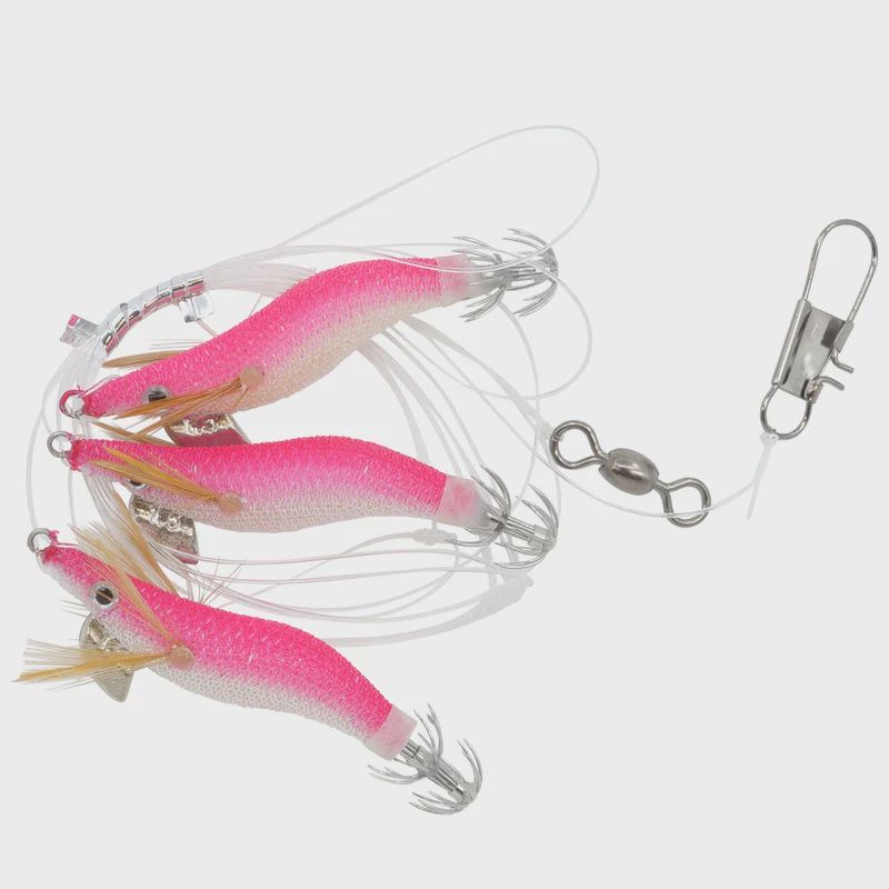 Hogy Squid Sabiki Rig, Color: Pink