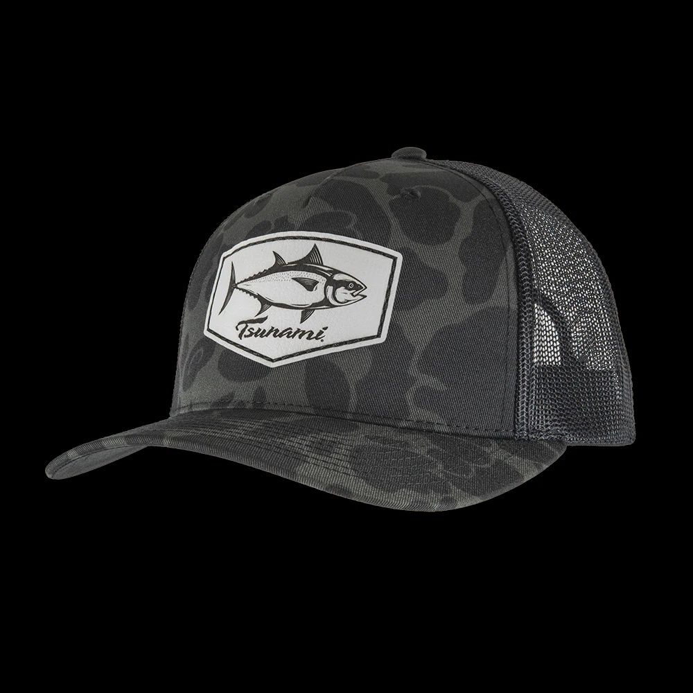 Tsunami Camo Bluefin Trucker Hat