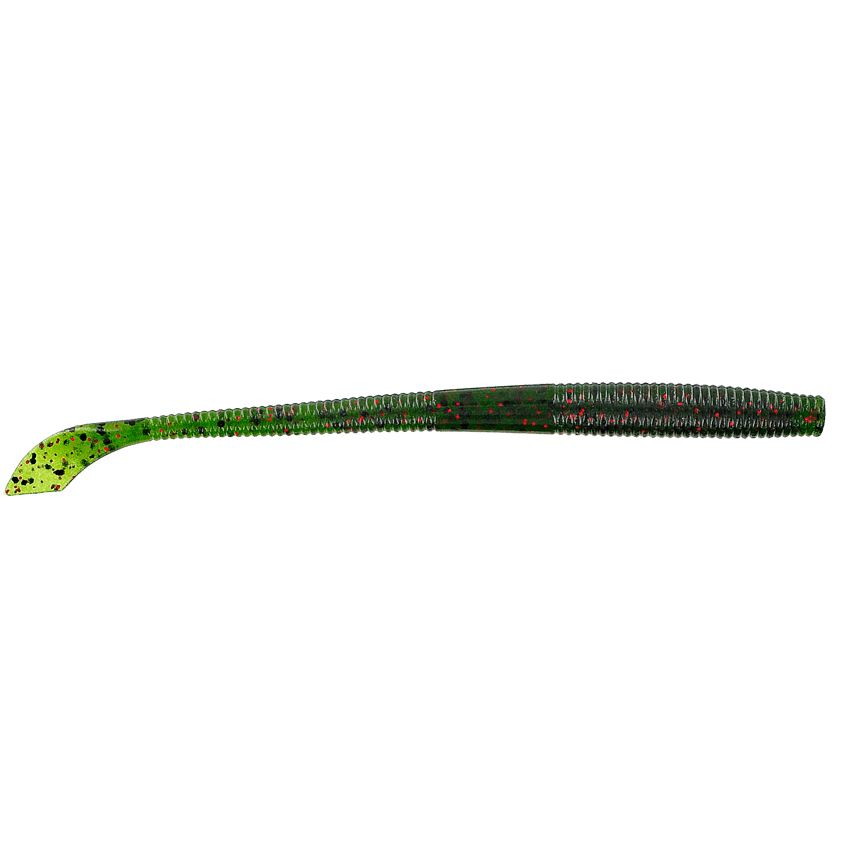 Yamamoto Baits 5" Kut Tail Worm, Color: Watermelon w/ Black and Red