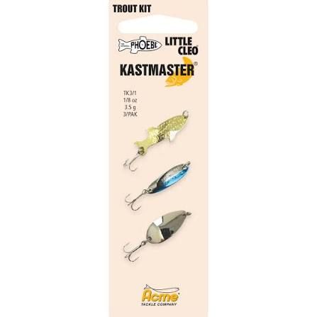 Acme Kastmaster Phoebe Little Cleo Triple Pack 1/8oz