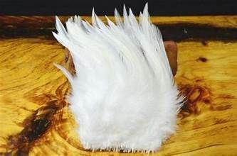 Wapsi Strung Rooster Saddles, Color: White