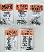 Wapsi Lead Eyes Dumbbell Eyes, Size: X-Small