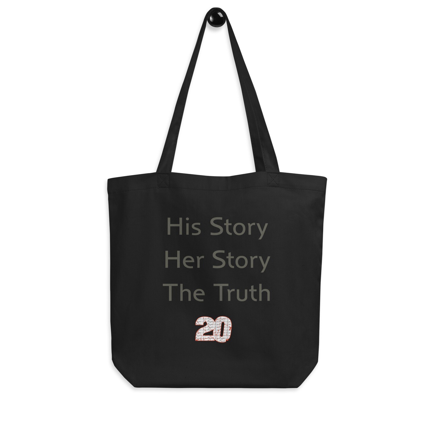 20 People&#39;s Lies Eco Tote Bag, Color: Black