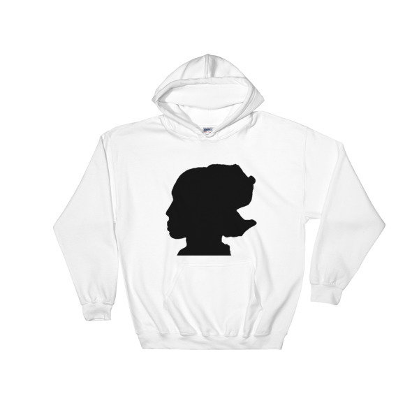 Basic DJ Head Hoodie, Color: White, Size: S