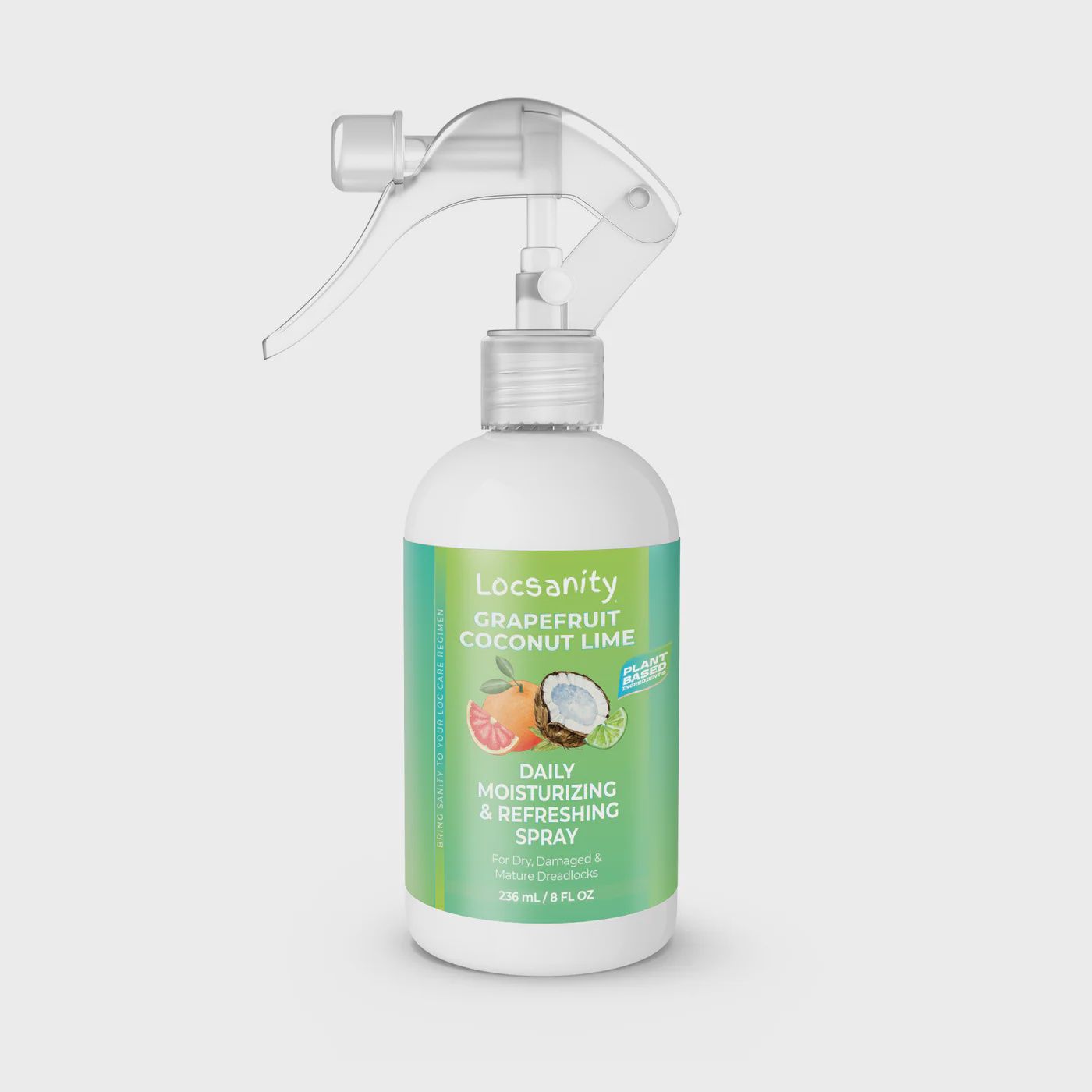 Moisturizing Loc Spray, Fragrance: Grapefruit Coconut Lime (Green)