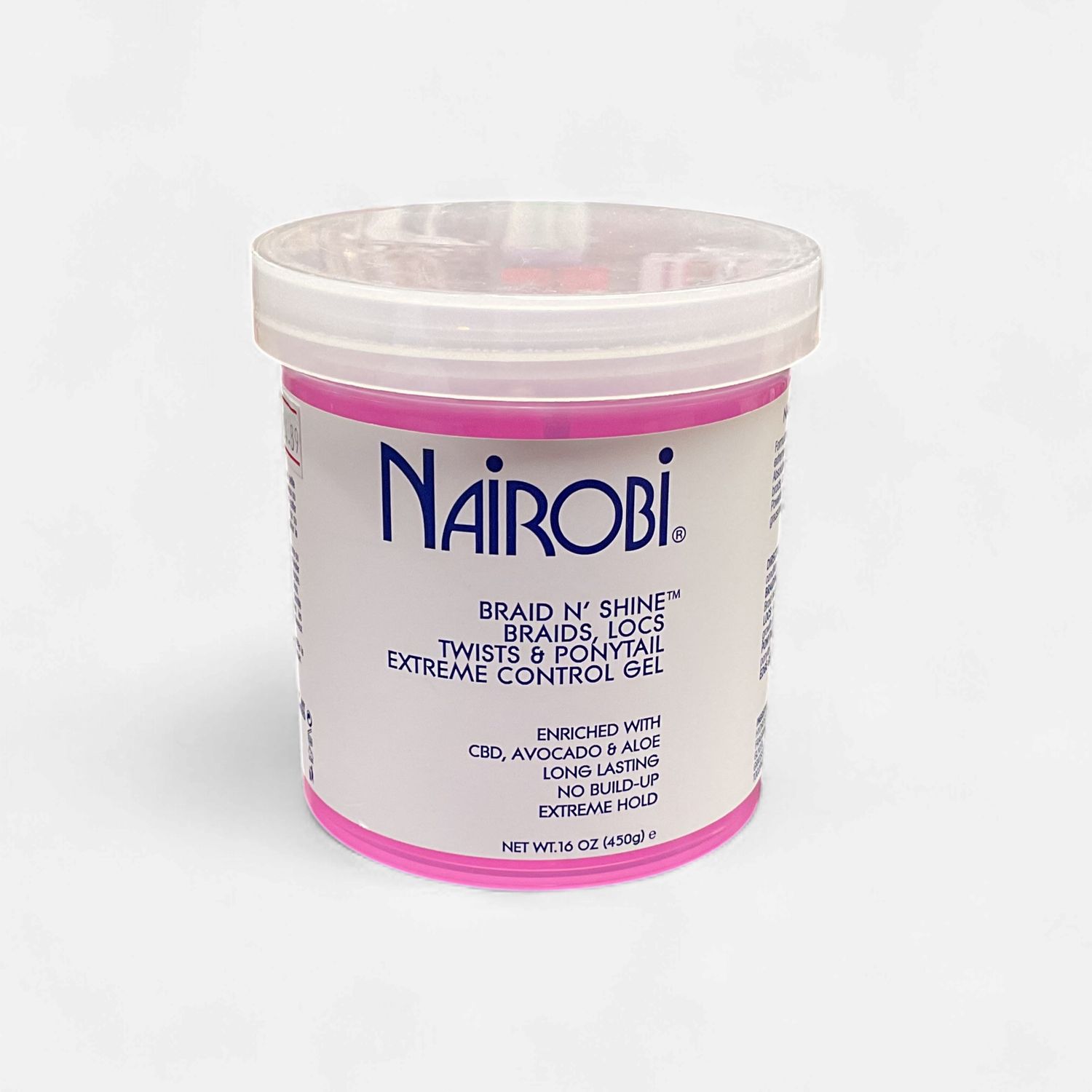 Braid N Shine Braids, Locs Twist &amp; Ponytail Extreme Control Gel