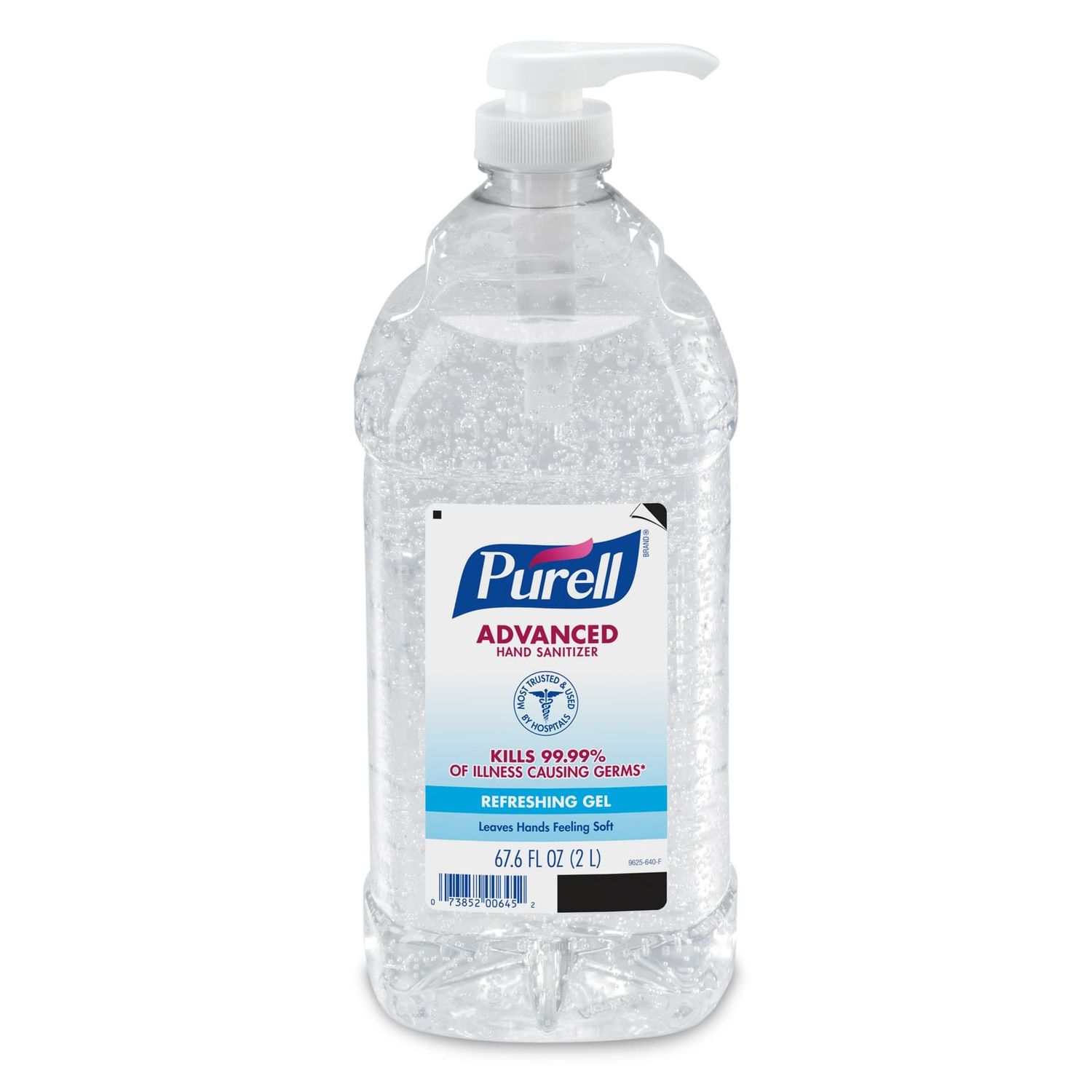 Purell® Hand Sanitizer Gel 2000 mL 4.47X4.47X12.44 IN Clean Scent 70% Ethyl Alcohol 4/Case