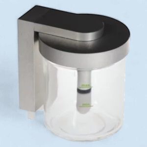 Glass Container Holder with Glass Container