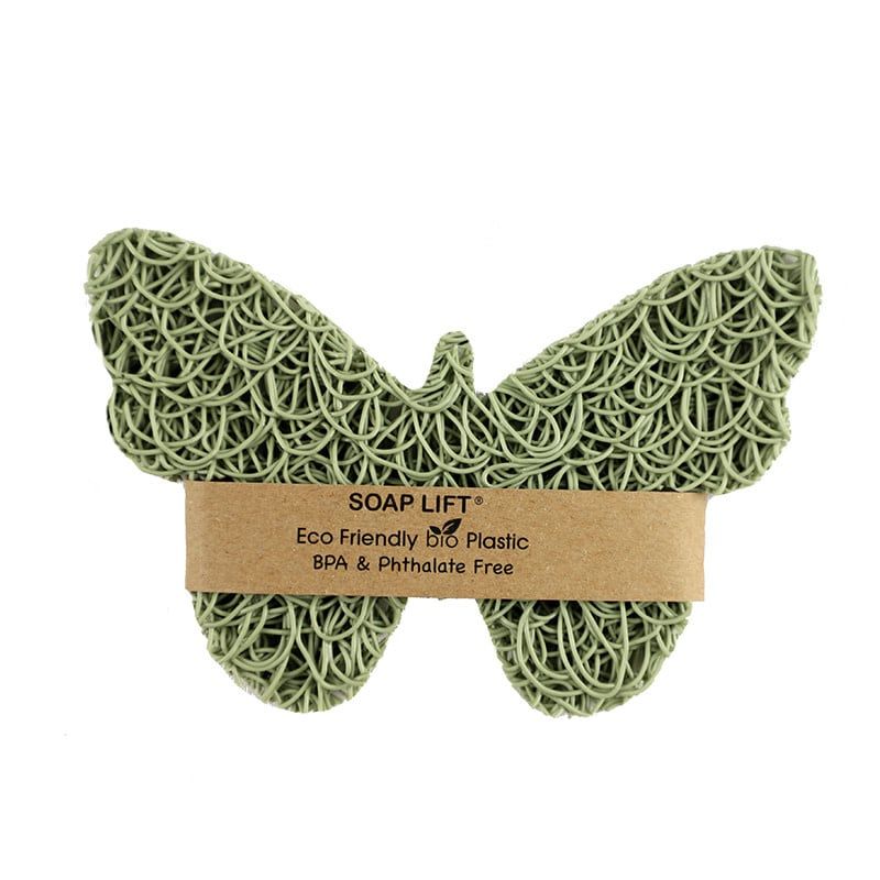 Original Butterfly Shaped Soap Lift, Color: Sage