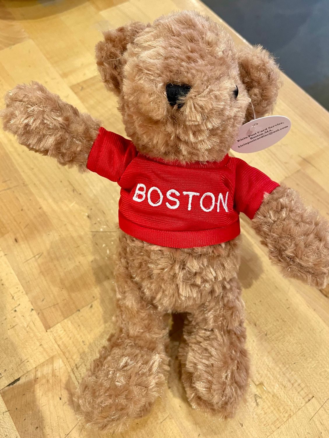 Boston Teddy Bear, Color: Red