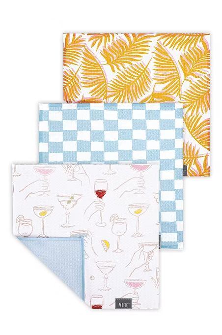Vibe Recycled Dishcloth Set of 3