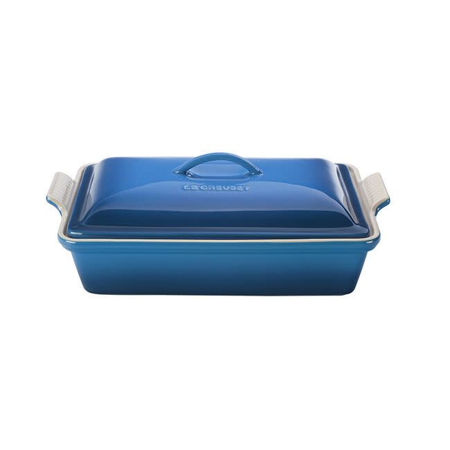Heritage Covered Rectangular Casserole 4 qt. (12" x 9") , Color: Marseille