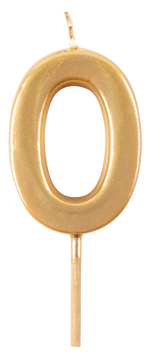Number Birthday Candle - 1 Per Package, Size: 0