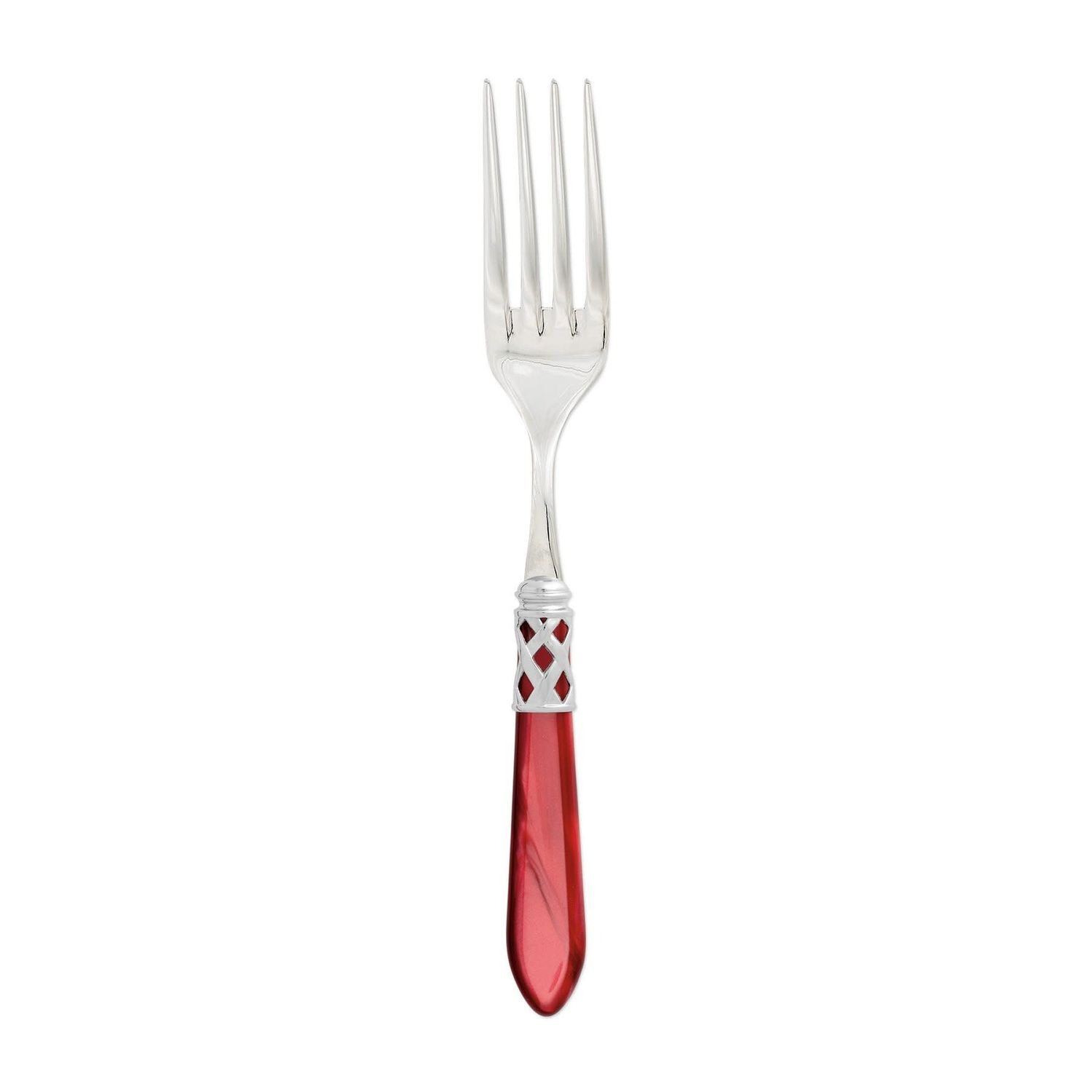 Aladdin Brilliant Serving Fork, Color: Red