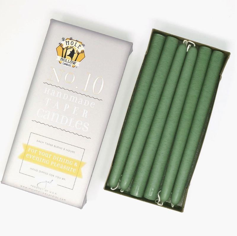 Taper Candle Pair 10"