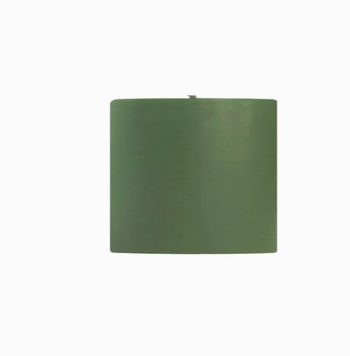 Pillar Candle, Color: Unscented Emerald Green, Size: 3" x 3"