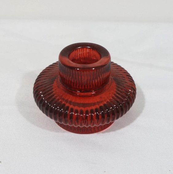 Duo Stackable Tealight / Taper Candleholder, Color: Red