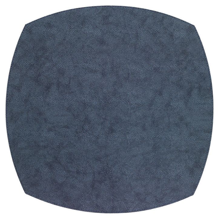 Stingray 16in Square Elliptic Placemat, Color: Navy