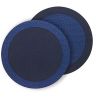 Halo 15" Round Placemat, Color: Delft / Navy