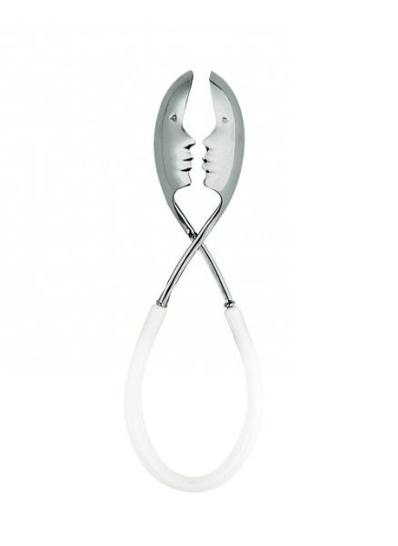 Kiss Salad Tongs, Color: White
