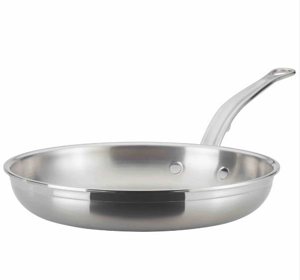 ProBond Professional Clad Stainless Steel Skillet, Size: 8.5"