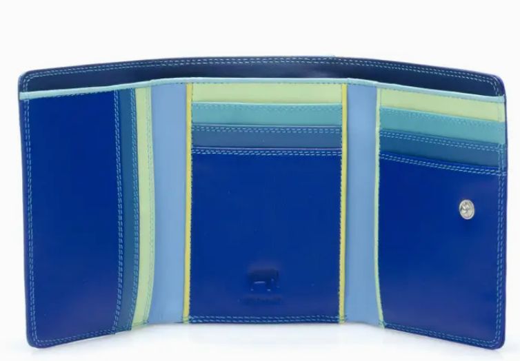 Medium Tri-Fold Wallet, Color: Seascape
