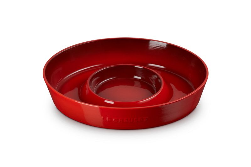 Chip and Dip Platter, Color: Cerise