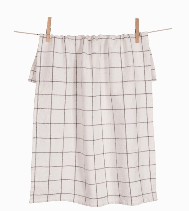 Farmhouse Kitchen Towel - 20" X 30", Color: Pewter