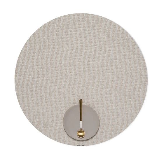 Dune Round Placemat, Color: Canvas