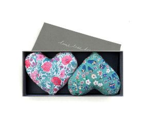 Box of 2 Lavender Hearts, Style: Fred &amp; Ginger