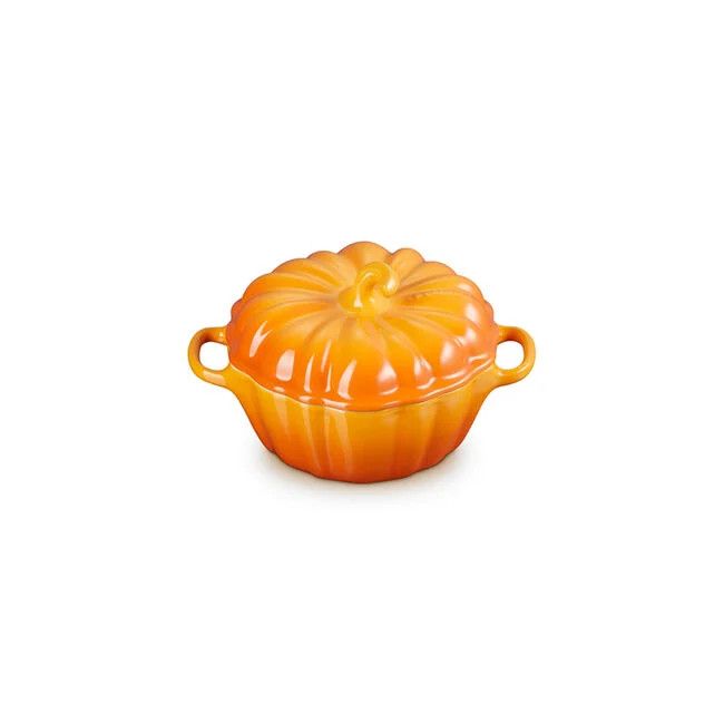 Mini Pumpkin Cocotte, Color: Persimmon