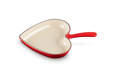 Traditional Heart Skillet 10.25", Color: Cerise