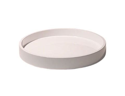 Round Tray - Small, Color: White