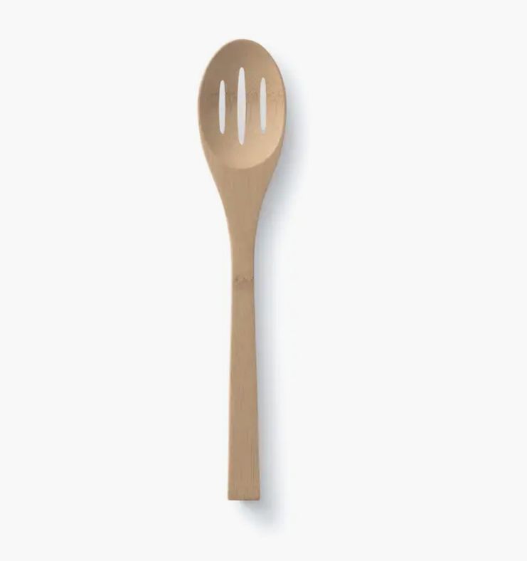 'Give It a Rest' Bamboo Slotted Spoon