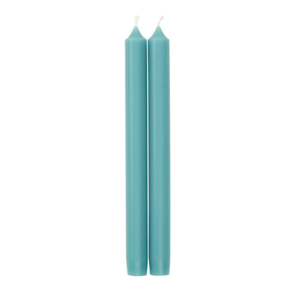 Straight Taper 10" Candles in Turquoise - 2 Candles Per Package