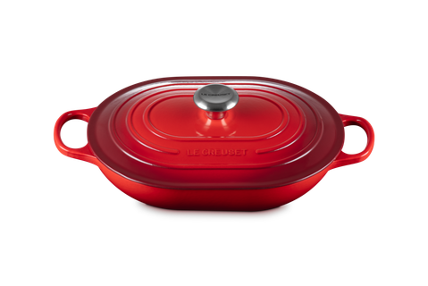 Signature Oval Casserole 3.75 Qt, Color: Cerise