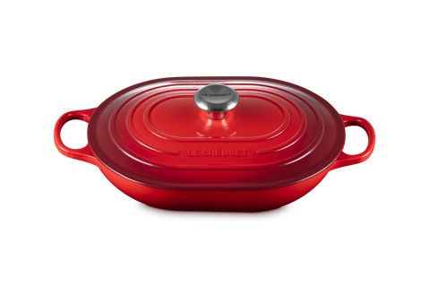Signature Oval Casserole 3.75 Qt, Color: Cerise