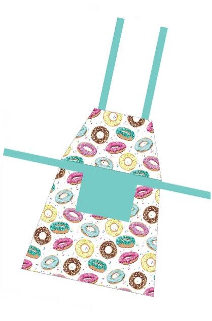 Kid's Apron, Style: Donuts
