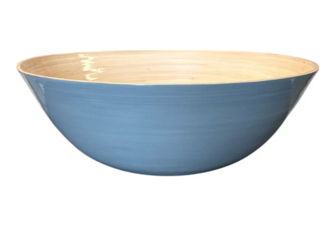Bamboo Party Bowl, Color: Dove Blue